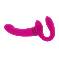 8.5" Vibrating Strapless Strap On