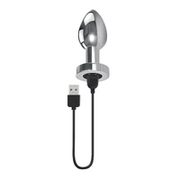 4" Vibrating Metal Butt Plug