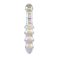 Playboy Pleasure Jewels Double  Glass 17.1cm Double Ended Dildo