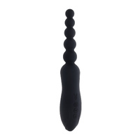 Playboy Pleasure Let It Bead  23.1cm Usb Rechargeable Vibrating Anal Beads With Clitoral Suction