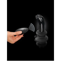 4" Glass Vibrating Butt Plug 84