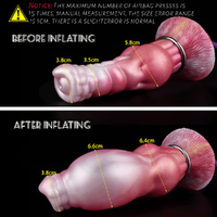 7.1'' Bichon Frise  Anal plug
