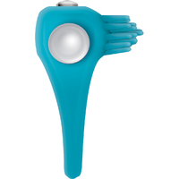 Teal Tickler Vibrating Cock Ring