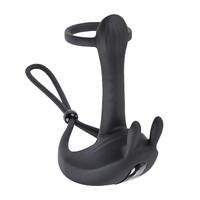 Saddle Up Vibrating Cock & Balls Ring