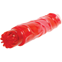 5" Easy O Red Rocket Jelly Vibrator