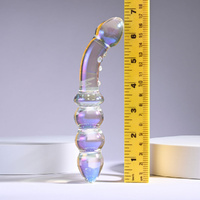 Playboy Pleasure Jewels Double  Glass 17.1cm Double Ended Dildo