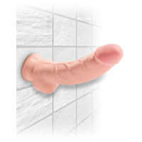 8" Realistic 3D Cock + Balls