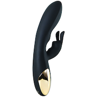 8" Midnight Rabbit Vibrator