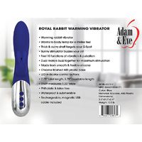 3.5" Royal Rabbit Warming Vibrator