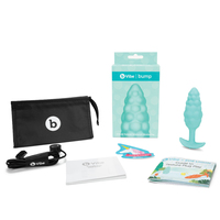 4" Bump Textured Vibrating Butt Plug
