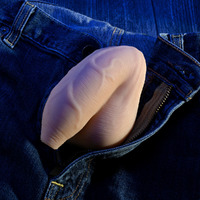 4.5" Uncut Packer Penis