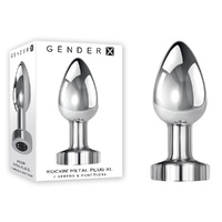 4" Vibrating Metal Butt Plug