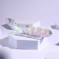 Playboy Pleasure Jewels Double  Glass 17.1cm Double Ended Dildo