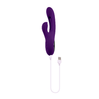 Playboy Pleasure The Thrill  24.4cm Usb Rechargeable Rabbit Vibrator