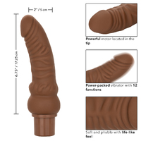 6" Curved Vibrating Cock