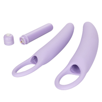 Vibrating Silicone Dilators x2