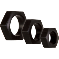 Lug Nuts Cock Rings Set x3