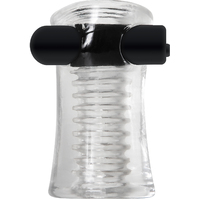 Pop Clear Mini Vibrating Stroker