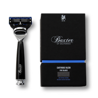 Five Blade Cartridge Razor - Black