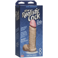 8" Realistic Cock + Balls