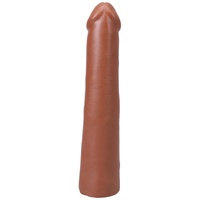 The Realistic Cock - With Removable Vac-U-Lock Suction Cup - ULTRASKYN - 9 Inch Caramel