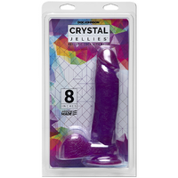 8" Realistic Translucent Cock + Balls