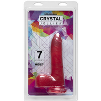 7" Slim Translucent Cock + Balls