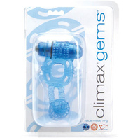 Blue Mood Dual Vibrating Cock Ring