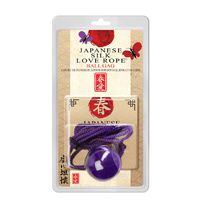 Japane Silk Love Rope Ball Gag (Purple) Japane Silk Love Rope Ball Gag (Purple)