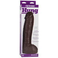 12" Hung Cock Black