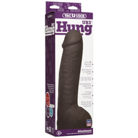 9" Vac-U-Lock UR3 Hung Cock Black