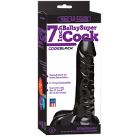 7" CODE BLACK Ballsy  Super Cock