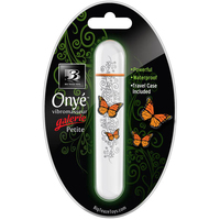 B3 Onye - Galerie Petite - Butterfly White/Orange 3.5'' Vibrator B3 Onye - Galerie Petite - Butterfly White/Orange 3.5'' Vibrator