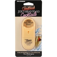 GoodHead Juicy Head Cocktails Dry Mouth Spray To-Go Strawberries & Champagne .30 fl. oz