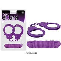 Sex Extra Metal Cuffs & Love Rope