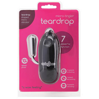 Micro Tingler Silver Tear Drop Bullet