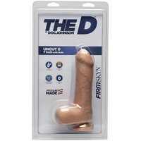 7" Uncut Firm Cock + Balls