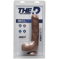 9" Uncut Firm Cock + Balls