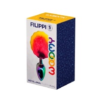 Wooomy Filippi Fluffy Rainbow Metal Plug S