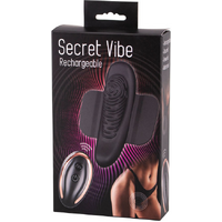 Secret Vibe Black USB Rechargeable Panty Vibe with Remote