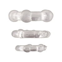 Ram Beaded Cockrings Clear