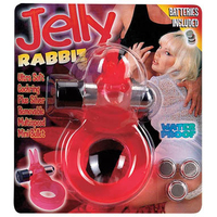 Jelly Rabbit Vibrating Cock Ring