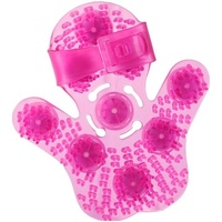 Roller Balls Massage Glove Pink