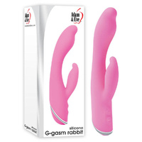 Adam & Eve G-Gasm Rabbit Pink 20.3 cm (8'') Rabbit Vibrator