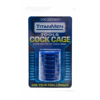 TitanMen Tools - Cock Cage Blue