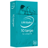56Mm Lifestyles Condoms X10
