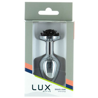 3" Rose Metal Butt Plug