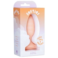 Softies Dual Layer Anal Plug - Orange