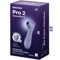 Satisfyer Pro 2g3 Liquid Vibration Connect App Lilac