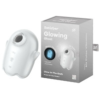 Satisfyer Glowing Ghost  Glow In Dark  Usb Rechargeable Air Pulse Stimulator